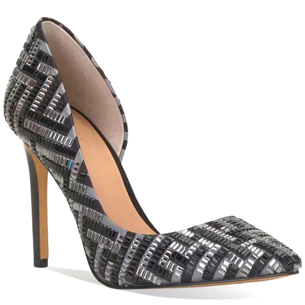 Black and Silver Pumps I.N.C